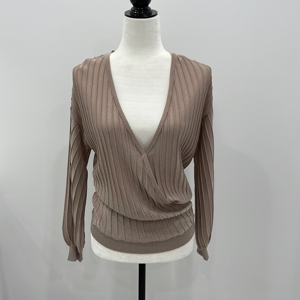 Guess faux wrap top